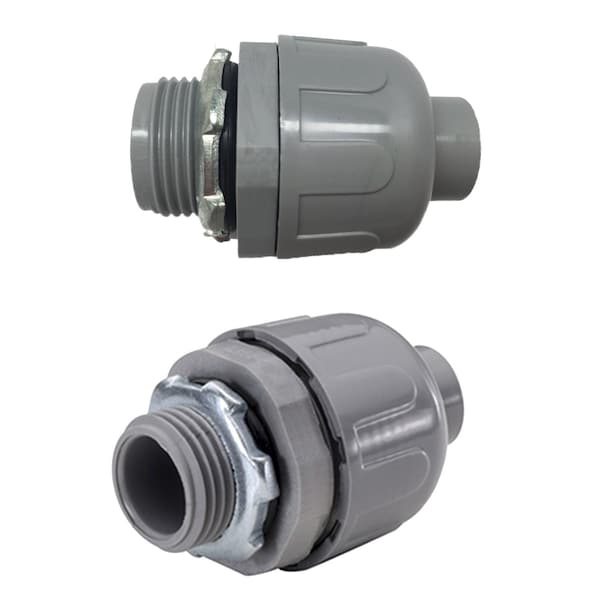 Liquid Tight Conduit Straight Fittings- 3/4", PK100